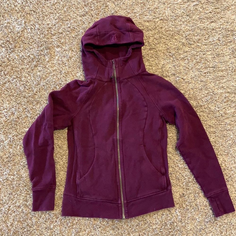 Lululemon Scuba Hoodie.  Plum color, excellent condition, no flaws!  Size 6